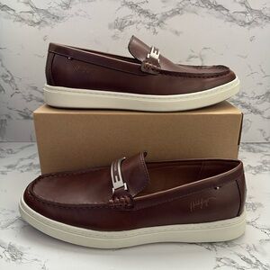 Tommy Hilfiger Casual Loafer Slip On Boat Shoes Brown Tan
